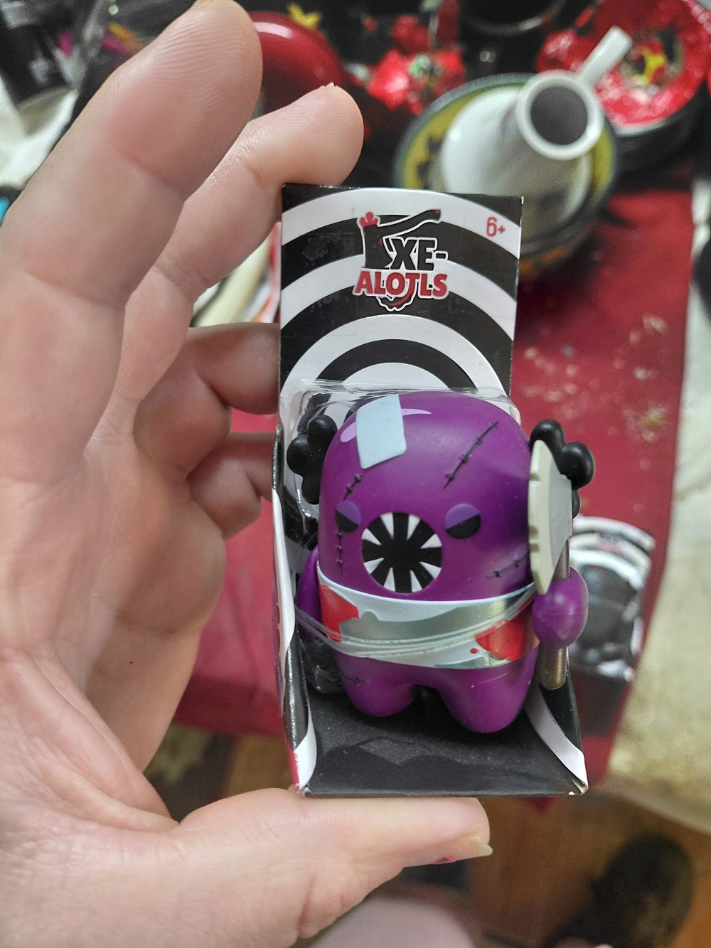 Axe-Alotls Series 1 collectible vinyl figures  unique axolotl Headbutt
